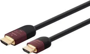 4K High Speed HDMI Cable - 4K@60Hz, 18Gbps, HDR, CL2 In-Wall Rated, Active, 100ft, Black