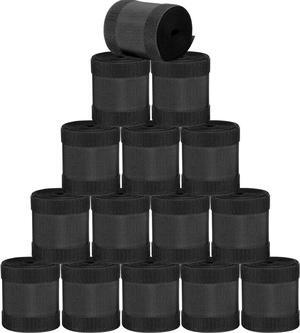 Cable Grip Floor Cable Cover Cords Cable Protector Cable Management Only for Commercial Office Carpet (Black,147.64 ft)