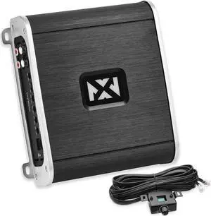 VAD10001 Monoblock 1-Ch Class D Amplifier 2000W Max, 1000W RMS High Power, 1/2/4-ohm Stable, Low Pass X-Over, Bass Boost, Remote Subwoofer Bass Knob, for Car/Truck/Marine/UTV/Motorcycle