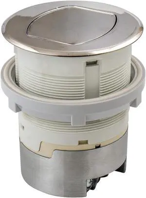 Electric RCT200NI 15A 125V Tamper Resistant Pop-Up Countertop Receptacle Surface Mount, 15 Amp, Polished Nickel