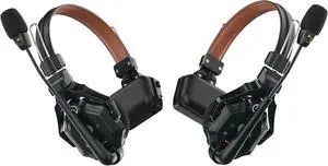 Solidcom C1 Pro Wireless Intercom Headset System ENC Noise Cancellation Full Duplex 2-Person 1100ft Team Communication with PTT Mute Single Ear Headset for Church Drone TV Film Production