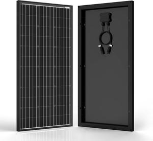 200 Watt 12V Monocrystalline Solar Panel with Solar Connectors, High Efficiency Module PV Power for Battery Charging Boat, Caravan, RV and Any Other Off Grid Applications(1 Pack)