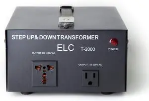 Series 2000 Watt Voltage Converter Transformer - Step Up/Down - 110v to 220v / 220v to 110v Power Converter - Circuit Breaker Protection, CE Certified [3-Years Warranty]