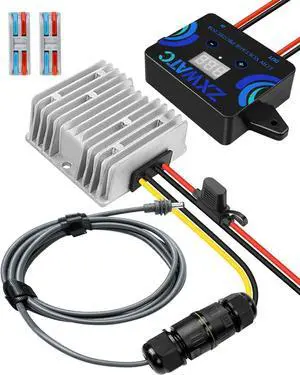 Upgrade Starlink Gen 3 DC Conversion Kit,12V to 57V 4.5A Router Power Converter Kit, Step Up Power Adapter with Male Plug Cable, Router 12V Boost Converter for RV Travel Outdoor Use