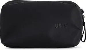 Tech Organiser - Water Resistant, Recycled Electronics Travel Case, Cable Organiser Bag for Cords, Charger, Phone, Camera Accessories in Black