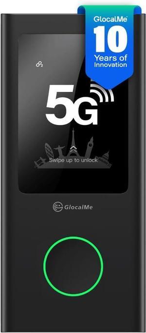 Numen Air 5G Mobile Hotspot, Portable WiFi Hotspot for Travel in 200+ Countries, Ultra High Speed Hotspot Device with Global 1.1GB Data, No SIM Card Required, 16 Connected Devices