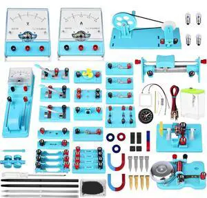 Science Experiment for Kids Electricity and Magnetism Kit for Students Stem Kit Physics Lab Basic Circuit Board Kit for Learning Starter