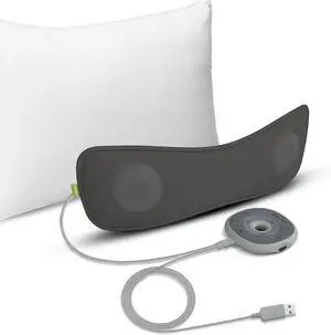 Silent Bluetooth Pillow Sleep Headphones for Sleeping with Built-in White Noise, Micro SD Card, AUX Input, Remote Control Panel, Volume Control, and Sleep Timer