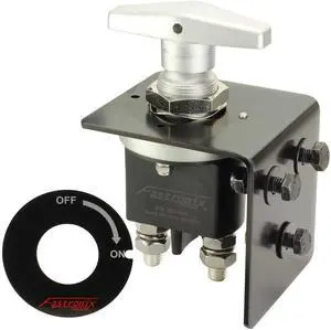 500A Ultimate Duty Battery Disconnect Switch with Mounting Bracket and Hardware