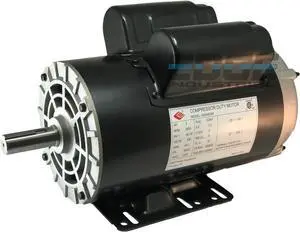 5HP COMPRESSOR DUTY ELECTRIC MOTOR, 56HZ FRAME, 3450 RPM, 7/8" SHAFT DIAMETER, NEMA RATED MOTOR
