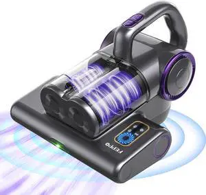 Mattress Vacuum Cleaner, 16Kpa Bed Vacuum Cleaner with 253.7nm UV-C Light, 140°F Heat, HEPA Filter & Ultrasonic, Versatile Handheld Vacuums for Bed, Sofa, Couch, Crib(Corded, 500W)