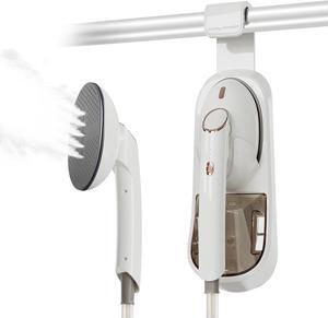 Pretty Moment Steamer for Clothes, 1500W Large Soleplate Clothes Steamer Iron, Detachable 400ml Water Tank Garment Steamer Professional Steam Iron, 20s Rapid Heat Up Fabric Wrinkles Remover for Home
