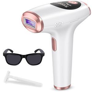 Hair Removal Device, IPL Hair Removal, Laser Hair Removal for Women and Men 999,999 Flashes Permanent for Facial Facial Legs Arms Bikini Line Whole Body Use at-Home(Model: TFDA06S-A)
