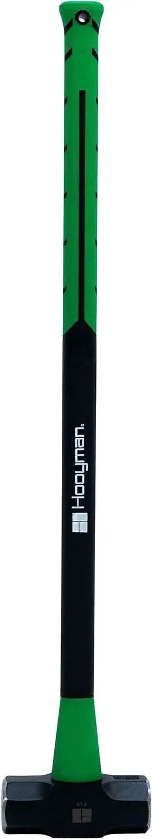 Sledge and Club Hammer with Heavy Duty Construction, Ergonomic No-Slip H-Grip Handle, Fiberglass Core, High Strength Steel for Construction, Gardening, Land Management, Yard Work, and Outdoors