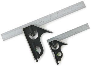 Combination Square Set 6" & 12" 4R Steel Blade High Precision
