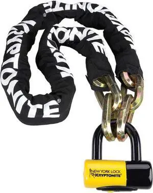 New York Fahgettaboudit Chain 1415 & New York Disc Lock
