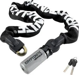 995 Bike Chain Lock, 3 Feet Long Heavy Duty Anti-Theft Sold Secure Gold Bicycle Chain Lock with Keys for Bike, Motorcycle, Scooter, Bicycle, Door, Gate, Fence