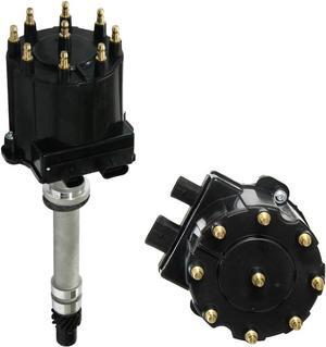 Distributor for Chevy GMC Truck Small Block Big Block 1500 2500 3500 5.0 305 5.7 350 427 TBI EFI LG4 LB9 wiht Black Cap Distributor