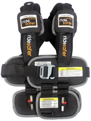 Large Black, Lightweight, Compact, Portable Car Seat - Perfect for Travel and Everyday Child Safety