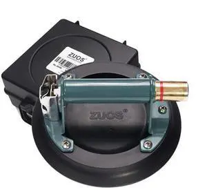 8" Glass Suction Cup for Granite & Glass Lifting, Vacuum Glass Lifter with Metal Handle and Brass Pump,250lbs Load Capacity (8" Metal)