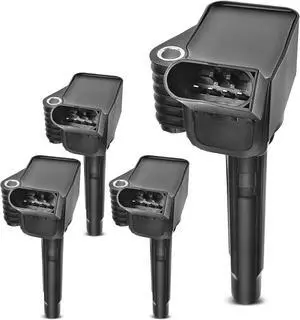 Coil Pack Compatible with Audi A3 A4 A5 A6 A8 TT(Quattro) Q3 Q5 Q7 Q8 RS3 RS5 S3 S5 S7 Volkswagen Golf Jetta Passat 1.8L 2.0L 4-PC Set