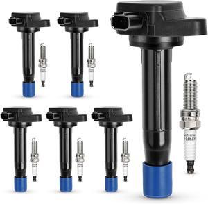 UF603 Ignition Coil & 97390 Double Iridium Spark Plug For 08-12 HONDA Accord,08-17 Honda Odyssey,12 Honda Crosstour/09-12 Acura Rl,09-14 Acura Tl,10-14 Acura Tsx Replaces# 5C1681 52-2036 IC693 C1624