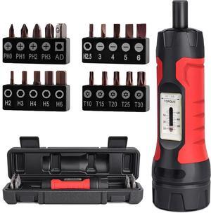 Torque Screwdriver, 10-65 Inch Pounds Torque Screwdriver Set for Maintenance, Tools, Bike Repair and Scope Mounting