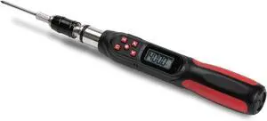 Digital Torque Screwdriver 1.77-35.39 in-lbs (20-400 cN-m / 2.04-40.82 kg-cm) Torque Range, Accurate to ±2% Dual Direction, LED and Buzzer Notification, Preset Memory (SPN-T4BN)