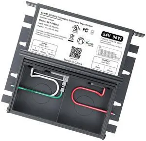 96W 24V Dimmable LED Driver for Lutron & Leviton Dimmer, Triac/ELV/MLV AC to DC Power Supply Transformer for LED Strip Light Dimmable, Constant Voltage Projects, UL&FCC-Listed, Class 2