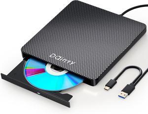 External Compatible with Blu ray Drives Read Write Compatible with Blu ray Burner USB 3.0 and Type-C Portable Blu-ray Player with 3D PlaybackCompatible with Windows, Linux, Mac OS