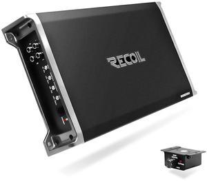 RED1200-1 2500 Watts Class-D Strappable Car Audio Mono-Block Subwoofer Amplifier, 1 Ohm Stable, Remote Bass Knob Included