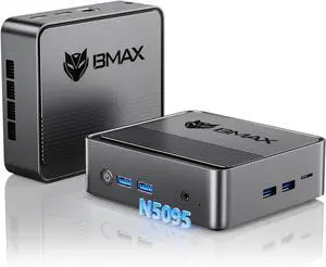 B3 Mini PC 256GB SSD 8GB LPDDR4,  11th Gen N5095 Processor (up to 2.9GHz) 4C/4T, Auto Power On Mini Desktop Computer WiFi/BT5.0/HDMIx2 Support 4K Dual Screen Display, Wake On LAN