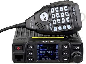 RT95 Mobile Ham Radio, Dual Band Mobile Radio, Chirp, Dual Speaker, Rotatable LCD Display, 2m 70cm Ham Radio Base Station, Mobile Transceiver with Cable
