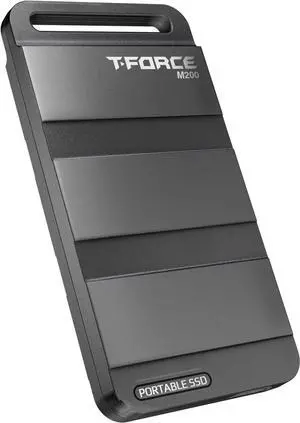T-Force M200 Portable External SSD 2TB USB3.2 Gen2x2 Type-C Read/Write 2000MB/s Compatible with PS5 & Xbox & Chrome OS T8FED9002T0C102