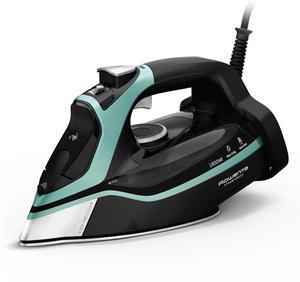 Steam Force Stainless Steel Soleplate Steam Iron for Clothes 400 Microsteam Holes 1800 Watts Ironing, Fabric Steamer, Garment Steamer, Digital Display, Precision Tip DW9440