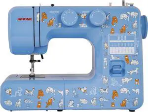 Cat Fancy Easy-to-Use Sewing Machine with Interior Metal Frame, Bobbin Diagram, Tutorial Videos, Made with Beginners in Mind!, Multi-Color