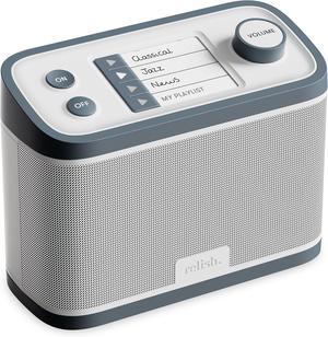 Simple Portable FM Radio and MP3 Music Player for Seniors, Elderly or Visually Impaired  Large Buttons, Simple Design, Easy to Use