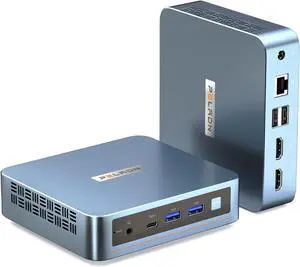 Mini PC,  Twin Lake N150(Upgraded N100),8GB DDR4/256GB SSD,Type-C/Dual HD,Mini Desktop Computer,WiFi5 4K/60Hz Triple-Display USB3.2/BT4.2 Mini Computers for Home Business