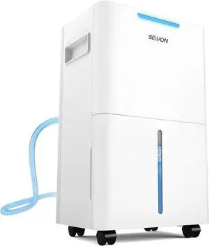 1500 Sq.ft Dehumidifier for Basement, SEAVON 21 Pint Dehumidifiers with Drain Hose for Home Large Room Bedroom Bathroom, Powerful Moisture Removal, Smart Humidity Control & Display, 24H Timer, 3 Mode