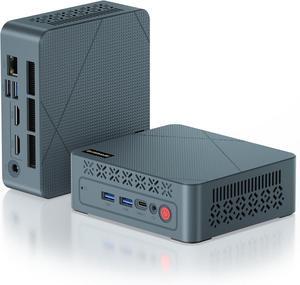 E2 Mini PC,  Ryzen 5 3550H Mini Computers, 16GB DDR4, 512GB SSD, 4K Triple Display, Type-C & USB3.2, RJ45 & Wi-Fi 5 & BT 5.0, Micro Desktop Computers for Office, Streaming, Home Theater