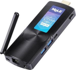 Fanless Mini PC Stick PCG02, Celeron J4125 8GB RAM 256GB eMMC, Micro Desktop Computer HDMI USB, Gigabit Ethernet, Wi-Fi5 on Business, Industrial, Office, Media, IoT