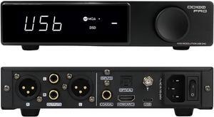 DO100 PRO HiFi Balanced DAC with 2X ES9039Q2M & XMOS XU316, 768kHz/DSD512 USB Audio MQA Decoder Preamp, Bluetooth 5.1/Opt/Coax/HDMI ARC Input, RCA/XLR Digital-Analog Converter for PS5/Amp