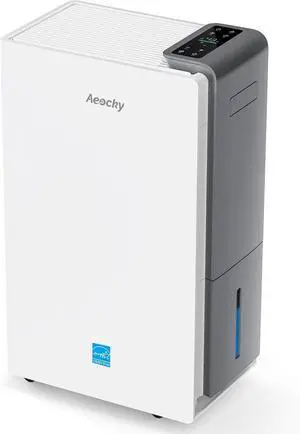 4500 Sq.Ft Most Efficient Energy Star 2024 Dehumidifier,AEOCKY Max 80 Pint/D(Standard 52Pint/D) Smart Compressor Dehumidifier with Drain Hose, ligent Humidistat,for Basement,Bedroom,Home,Bathroom
