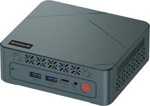E2 Mini PC Ryzen 5 3550H(Max 3.7GHz) Dual Channel DDR4 Mini Computers, 16GB RAM 512GB NVMe SSD, Dual HDMI, 4X USB Ports, 1x RJ45 Ethernet Ports, Wi-Fi 5, BT5.0