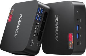 K1 Mini Gaming PC  Ryzen 7 5700U Mini PC 16GB DDR4 512GB SSD Mini Computers (8C/16T, up to 4.3Ghz), 4K Triple Display Mini Desktop Bluetooth/WiFi 6/Office