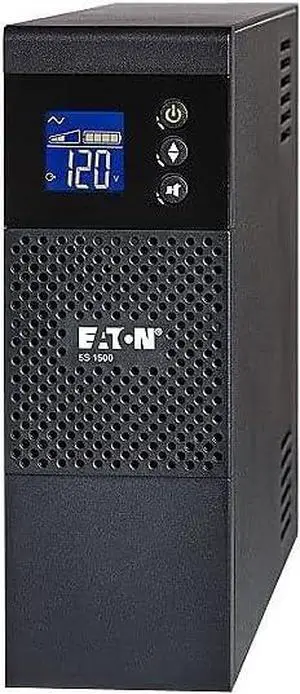 5S1500LCD UPS Battery Backup & Surge Protector, 1500VA / 900W, AVR, LCD Display, Line Interactive