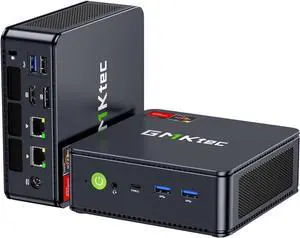 M6 Gaming PC Mini  Ryzen 5 6600H(Max 4.5GHz) Dual NIC LAN 2.5G DDR5 Dual SSD Slot/WiFi 6E, USB3.2, USB-C, BT5.2, DP, HDMI, Dual Fan