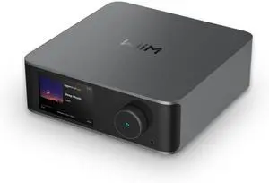 Ultra Music Streamer & Digital Preamp | 3.5" Touchscreen, Compatible with Google Cast & Alexa, Stream Spotify,  Music, Tidal & More | HDMI ARC, Phono Input & Headphone Output | Space Gray