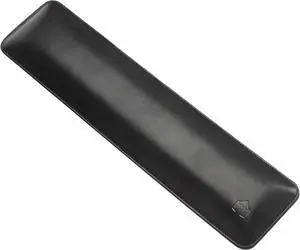 Full Size by Castle - Leather Ergonomic Computer Wrist Rest Pad for Keyboards with Around 104 Keys - Firm Keyboard Wrist Support for Typists, Gaming, and Heavy Office Use (Nightfall, Full Size)