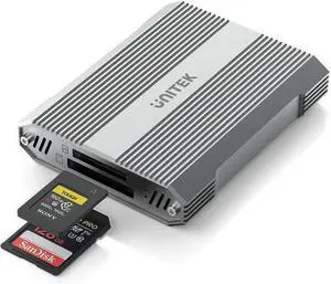 Type A and SD4.0 UHS-II Memory Card Reader, 10Gbps USB 3.2 Gen 2, CF Express Reader for CFexpress Type A/SD/SDHC/SDXC/SDUC, Plug and Play, Compatible with Windows/Mac/Linux/Android